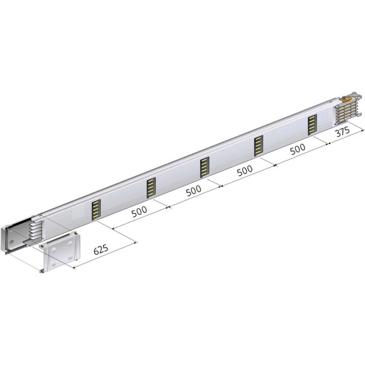 Шинопровод Zucchini средней мощности MR 50400242 (Алюминий), 55400242 (Медь)